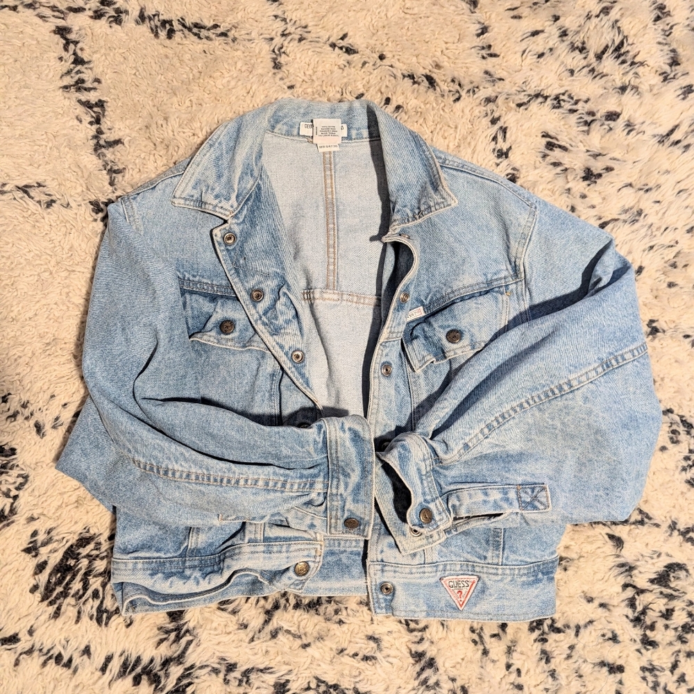 GUESS by GEORGES MARCIANO • RARE Vintage Jean Jacket
